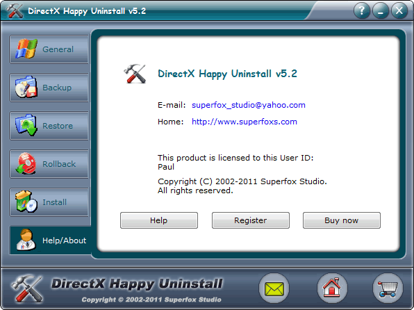 DirectX Happy Uninstall 6-7 Crack